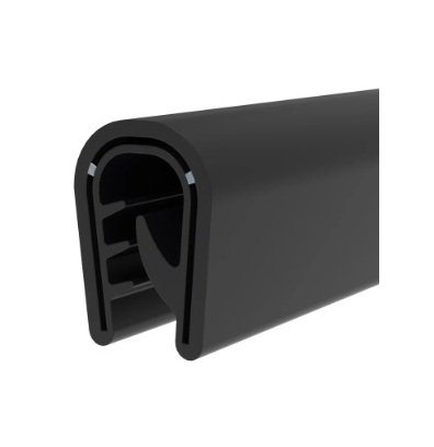 Steel Clamping Range Edge Protector 2.0-5.0mm, Black, Pack of 100m - Image 1