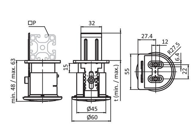 30mm Emergency Opener for Slam Latches without Safety Catch - Image 2
