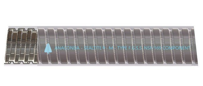 FGSS - 3/8" 316 Stainless Steel Food Grade Flexible Conduit - Image 1