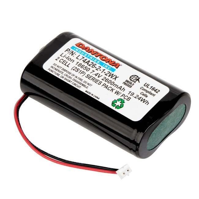 7.4V 2600mAh Lithium-Ion Battery for Government & Consumer Use - Image 1