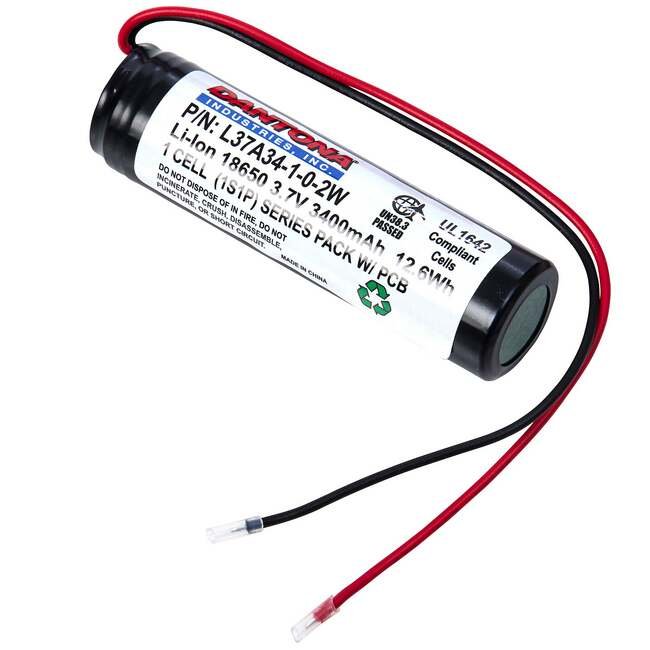 3.7V 3400mAh Lithium-Ion Battery with 5A Continuous Discharge - Image 1