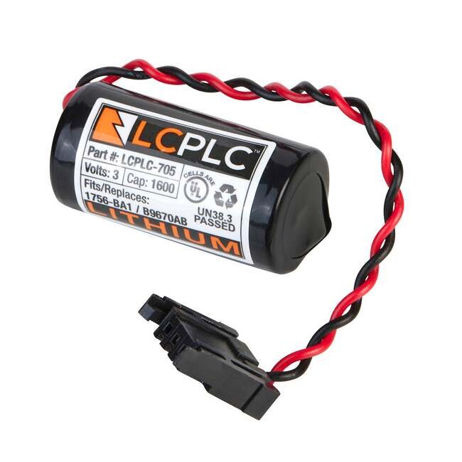 3V PLC Backup Battery Pack - 1800mAh Lithium CR - Image 1