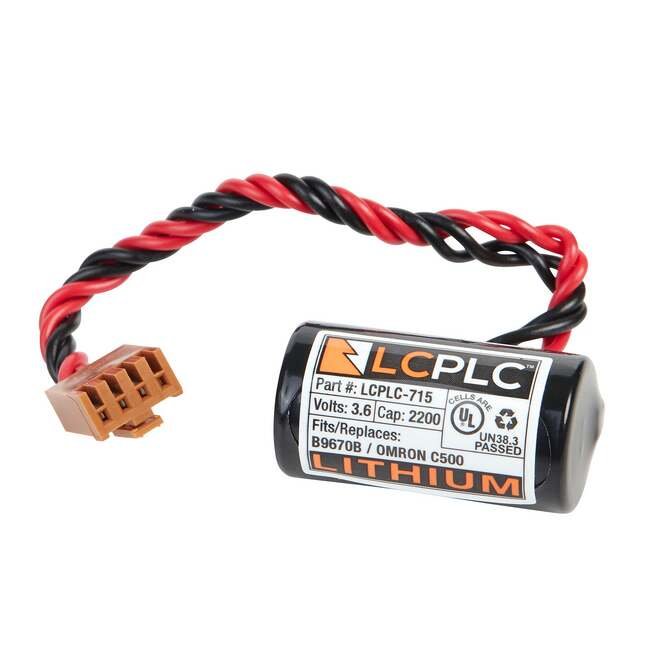 3.6V PLC Backup Battery Pack - Lithium Thionyl Chloride - Image 1