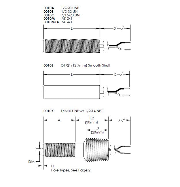 SPECTEC M14 Pickup Magnetic Variable Reluctance Speed Sensor - Image 3