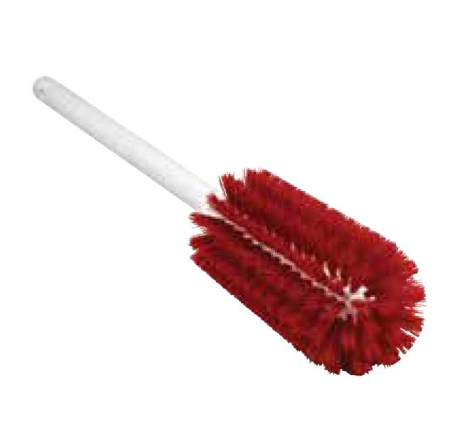 Tanis® Red Polyester Goblet Brush with Polypropylene Block - Image 1