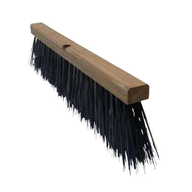Tanis® 24-Inch Wood Block Slim Street Broom with 4-1/4-Inch Trim Length - Image 1