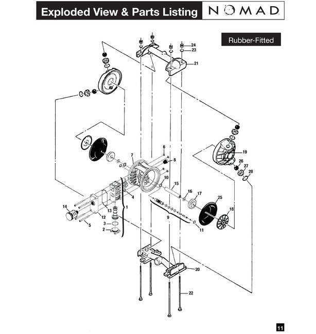 1" Stainless Steel Tri-Clamp PWR-FLO Pump - Image 3