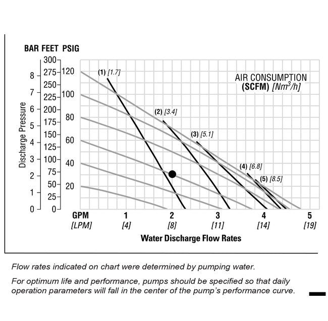 NOMAD® 1/4" NPT PWR-FLO⢠AODD Pump, Polypropylene with Viton/FKM Diaphragm - Image 2