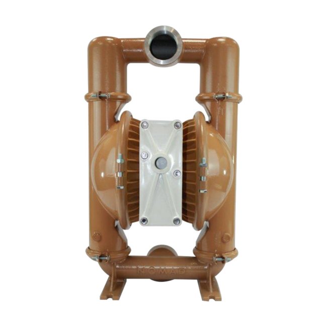 NOMAD® 3" Tri-Clamp PWR-FLO™ AODD Pump, Stainless Steel with Santoprene® Diaphragm - Image 1