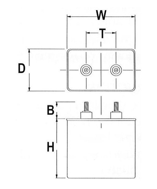 Oil-Filled High Voltage Drawn Rectangular Can - CC Series Capacitor - Image 2