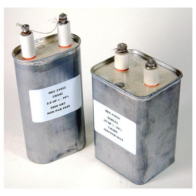 Rectangular Can Oil-Filled High Voltage Capacitor - Image 1