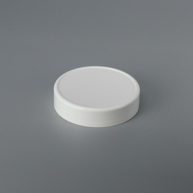 70mm Smooth Side Plastic Closure Cap with Outer Stacking Ring - Image 1