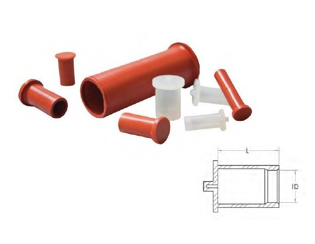 Oversized Silicone Cap 0.315 Inch ID x 1.180 Inch Length - Image 1