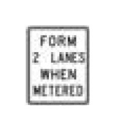 R-Series Black on White Regulatory Sign for Parking and Custom Use - Image 1