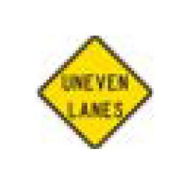 W-Series Black on Yellow Warning Sign - Conventional and Expressway Sizes - Image 1