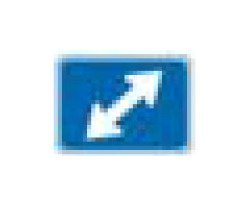 Sign Solutions M Series Route Marker & Auxiliary Sign - White on Blue/Green/Brown - Image 1