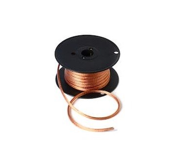 Clear 0.175 x 0.375 Inch Speaker Wire - UL Rated - Image 1
