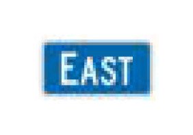 White on Blue Route Marker Sign - M Series - Image 1