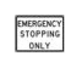 R-Series Black on White Regulatory Sign - Multi-Size Options - Image 1