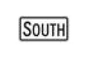Sign Solutions M-Series Black on White Route Marker & Auxiliary Sign - Image 1