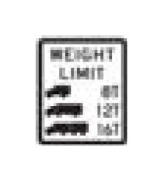 R-Series Black on White Regulatory Sign - Institutional Grade - Image 1