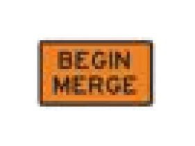 Construction Information Sign - G Series Black on Orange - 42 x 24 in - Image 1