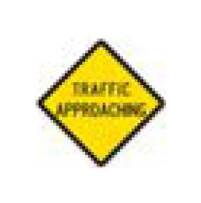 36x36 Black on Yellow Warning Sign - W-Series - Image 1