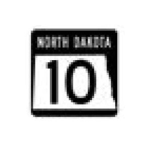 M Series Black on White Route Marker Sign - Image 1
