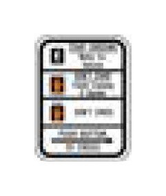 R-Series Black and Orange Regulatory Sign - Conventional Road Size 9 x 12 in - Image 1