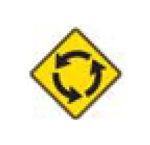 W-Series Black on Yellow Warning Sign 30 x 30 in. - Image 1