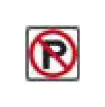R-Series Black and Red Regulatory Sign - Parking and Custom Use - Image 1