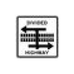 R-Series Black on White Regulatory Sign 24x24 - Single/Multiple Lane - Image 1