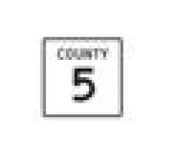 Sign Solutions M Series Black on White Route Marker & Auxiliary Sign - Image 1