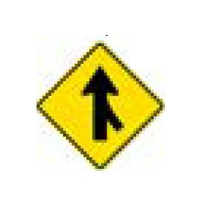 W-Series Black on Yellow Warning Sign - 36 x 36 inches - Image 1