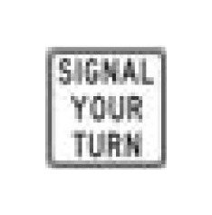 R-Series Black on White Regulatory Sign - Parking Lot & Road Safety - Image 1