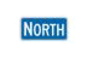 M Series White on Blue Route Marker & Auxiliary Sign - Image 1