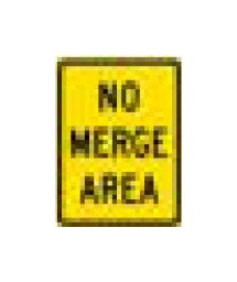 W-Series Black on Yellow Warning Sign for Parking and Roadways - Image 1