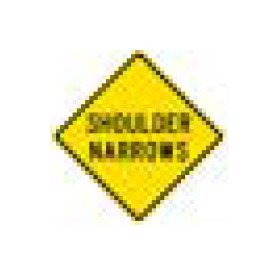 W-Series Black on Yellow Color Warning Sign - Conventional and Expressway Options - Image 1