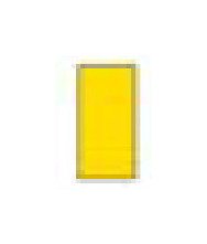 Yellow Color Miscellaneous/Object Marker Sign - 6 x 12 in - Image 1