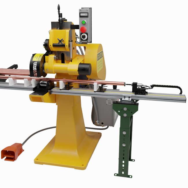 Industrial Tube Support Outfeed Table for Pipe Cut-Off Machines - Image 2