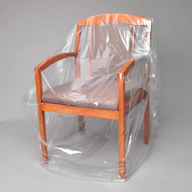 Furniture Cover Bags - J036 1.0 Mil Chair Bags, 28 X 17 X 70 Inch, 230/Case - Image 1
