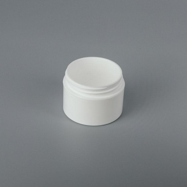 MRP Solutions 1 oz Plastic Double Wall Round Jar - Image 1