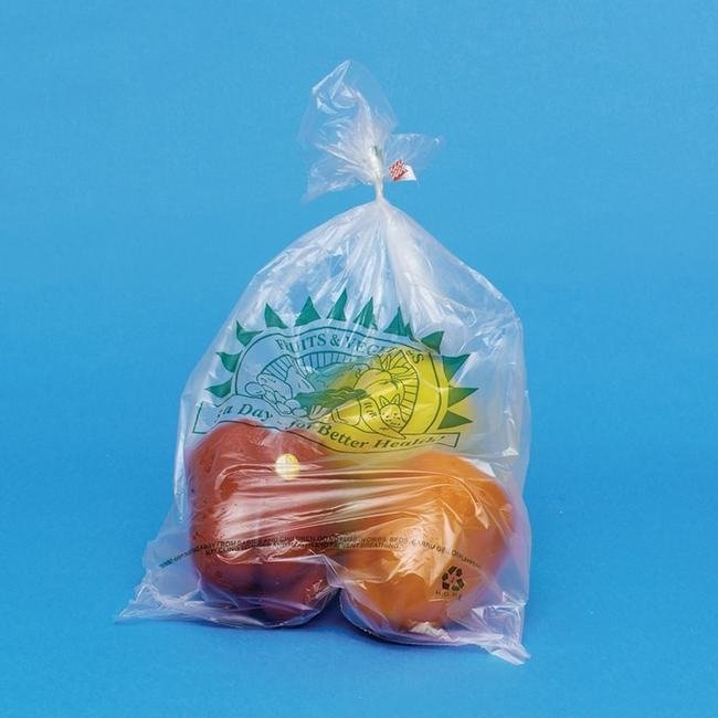 High Density Polyethylene 0.5 Mil Produce Bags, 11 x 19 Inch, Case of 825 - Image 1