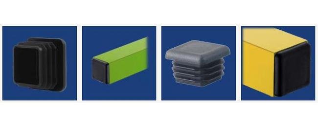 Heavy-Duty Polyethylene Tube Plugs for Standard Square Tubing - Image 3