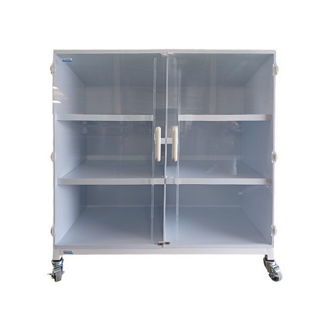 Durable Polypropylene Storage Cabinet with Acrylic Doors - Image 1
