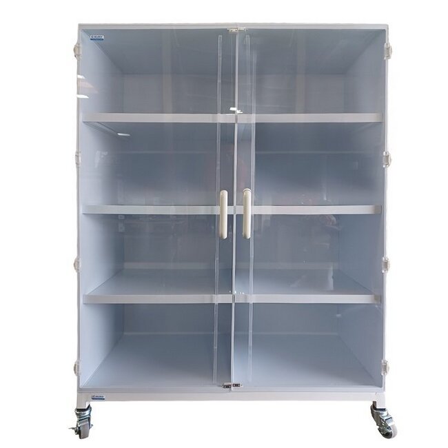 Polypropylene Storage Cabinet with Static Dissipative Doors - Image 2