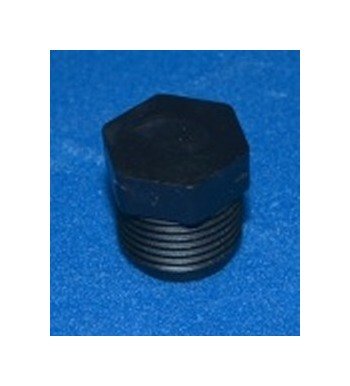 FlexPVC® 1/2 Inch Polypropylene NPT Pipe Plug with Hex - Image 1