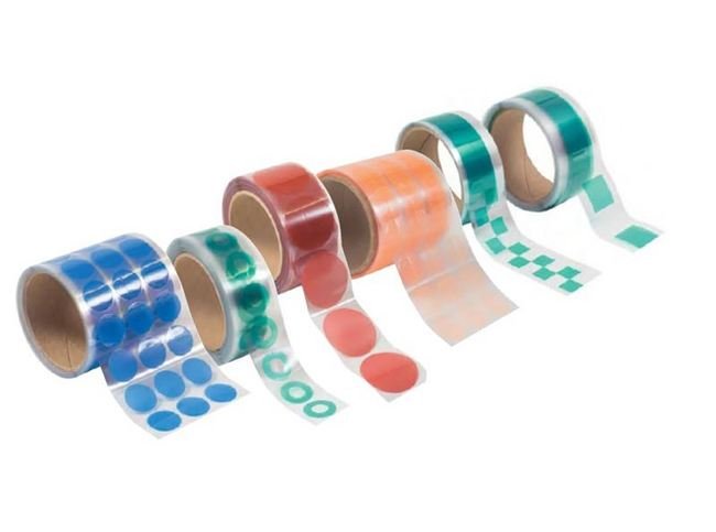 Poly Disc Tape Blue 1.125 Inch Diameter 500-Roll - Image 1