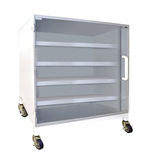 Durable Polypropylene Storage Cabinet with Acrylic Doors - Image 1