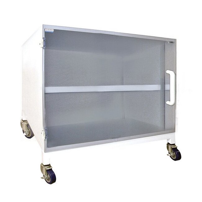 Polypropylene Storage Cabinet with Acrylic Doors & Mobile Stand - Image 1